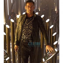 Star Trek Discovery Jason Isaac Leather Trench Coat